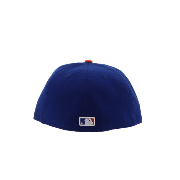 Casquette Plate Bleue Ajustée 59FIFTY All Over New York Mets Mlb New Era