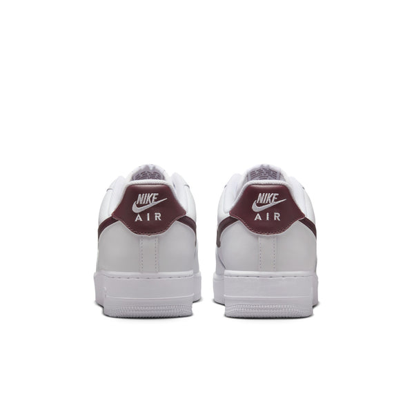 nike air force 1 white burgundy
