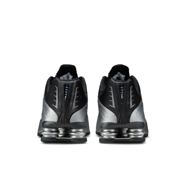 Men's Nike Shox R4 - METALLIC SILVER/METALLIC SILVER-BLACK