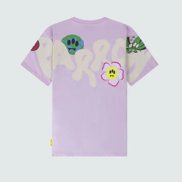 Tシャツ・カットソー BARROW Men T-shirt Pink S5BWUATH161 BW036 F3BWUATH105ROSA_1024x1024_8906
