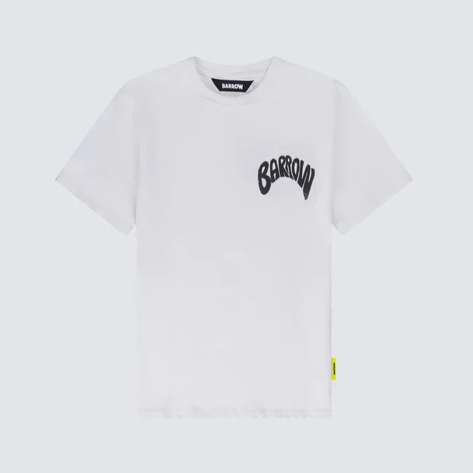 Men&#39;s Barrow Jersey T-shirt- OFF WHITE
