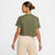 Nike Sportswear Essential Women's Cropped Logo T-Shirt - MEDIUM OLIVE/PALE IVORY
