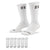 Jordan Essential Crew Socks 6 Pack - WHITE