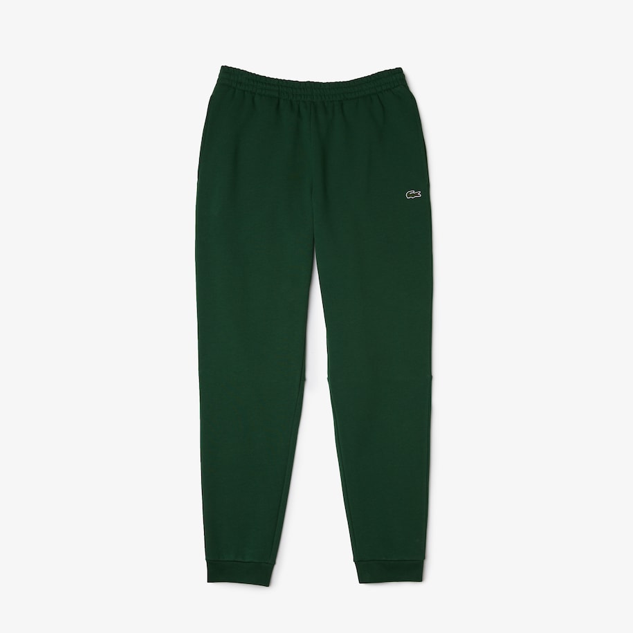 Lacoste Tapered Fit Fleece Trackpants - GREEN