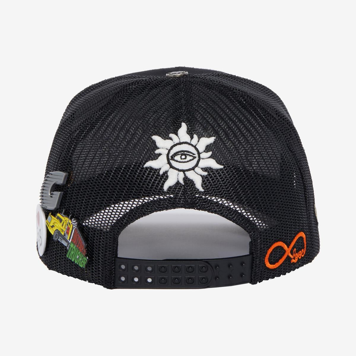 Godspeed Forever Trucker Hat - BLACK/WHITE