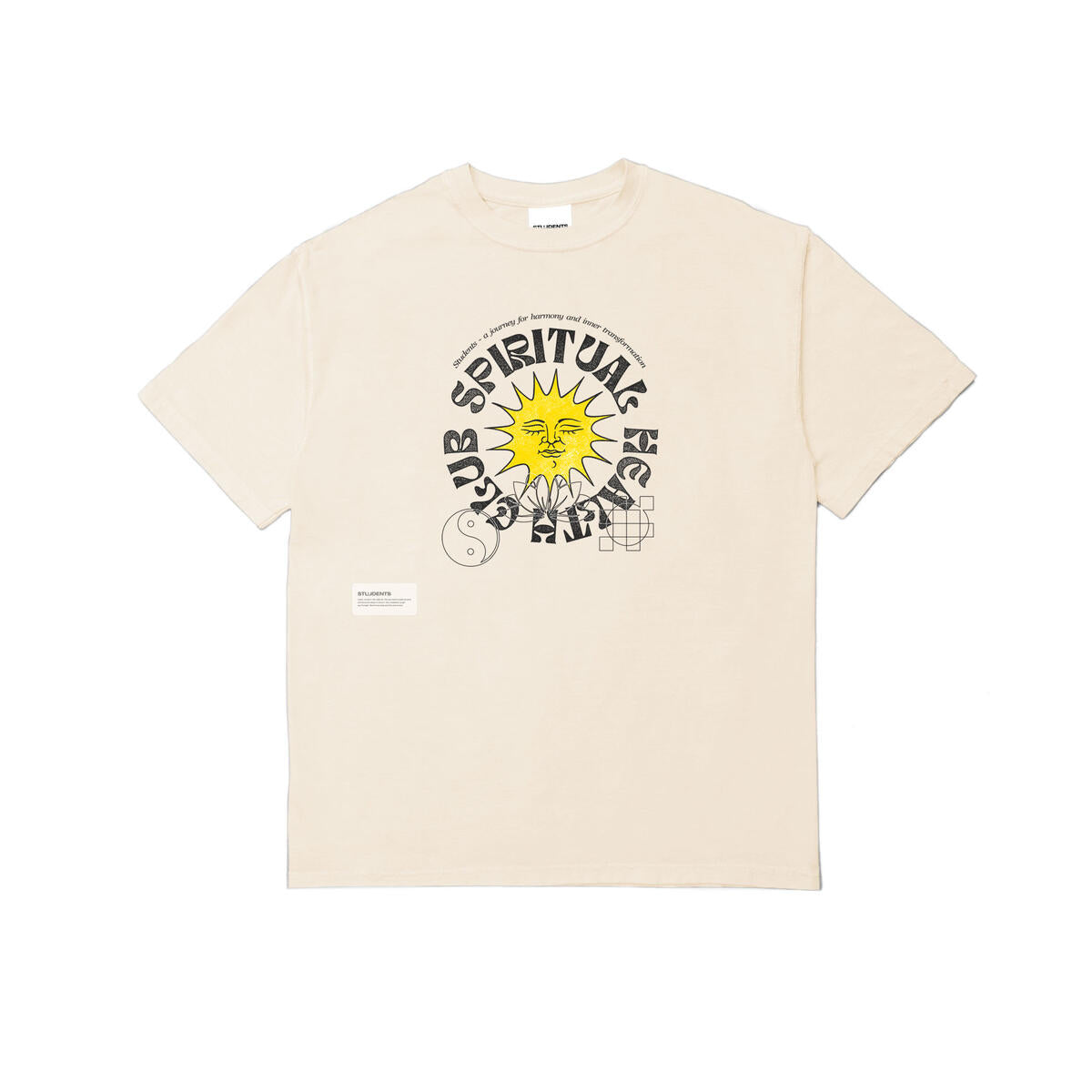 Students Spiritual Health Club T-shirt - NUDE