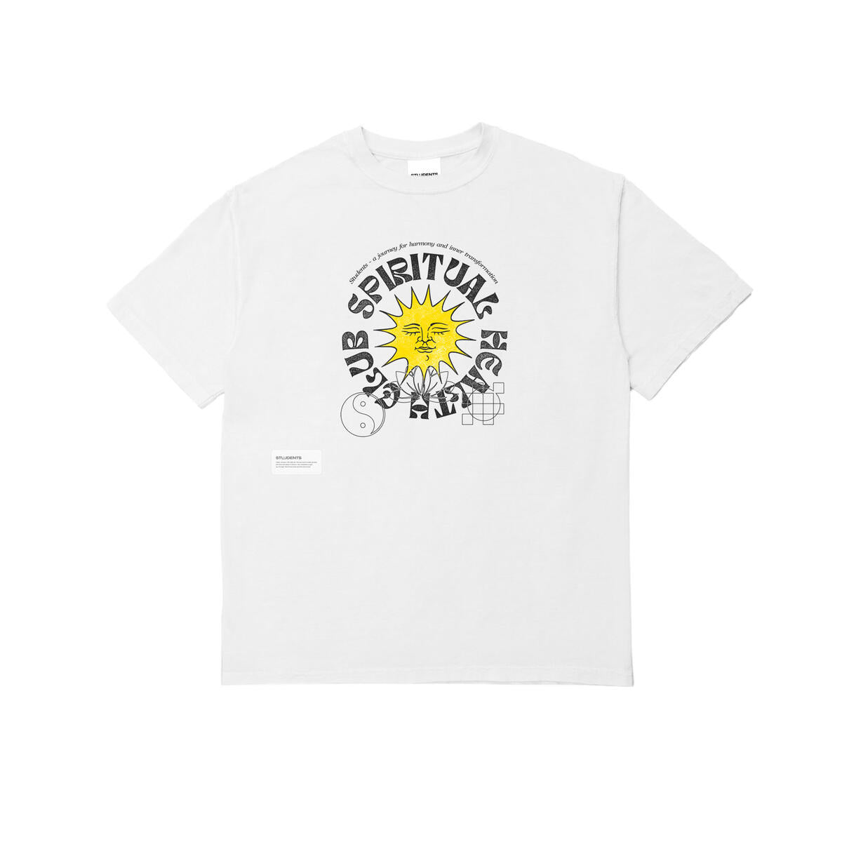Students Spiritual Health Club T-shirt - WHITE