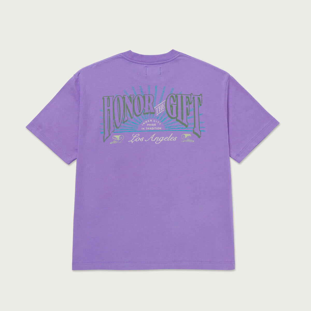 Honor The Gift B-Summer Cigar Label Tee - PURPLE