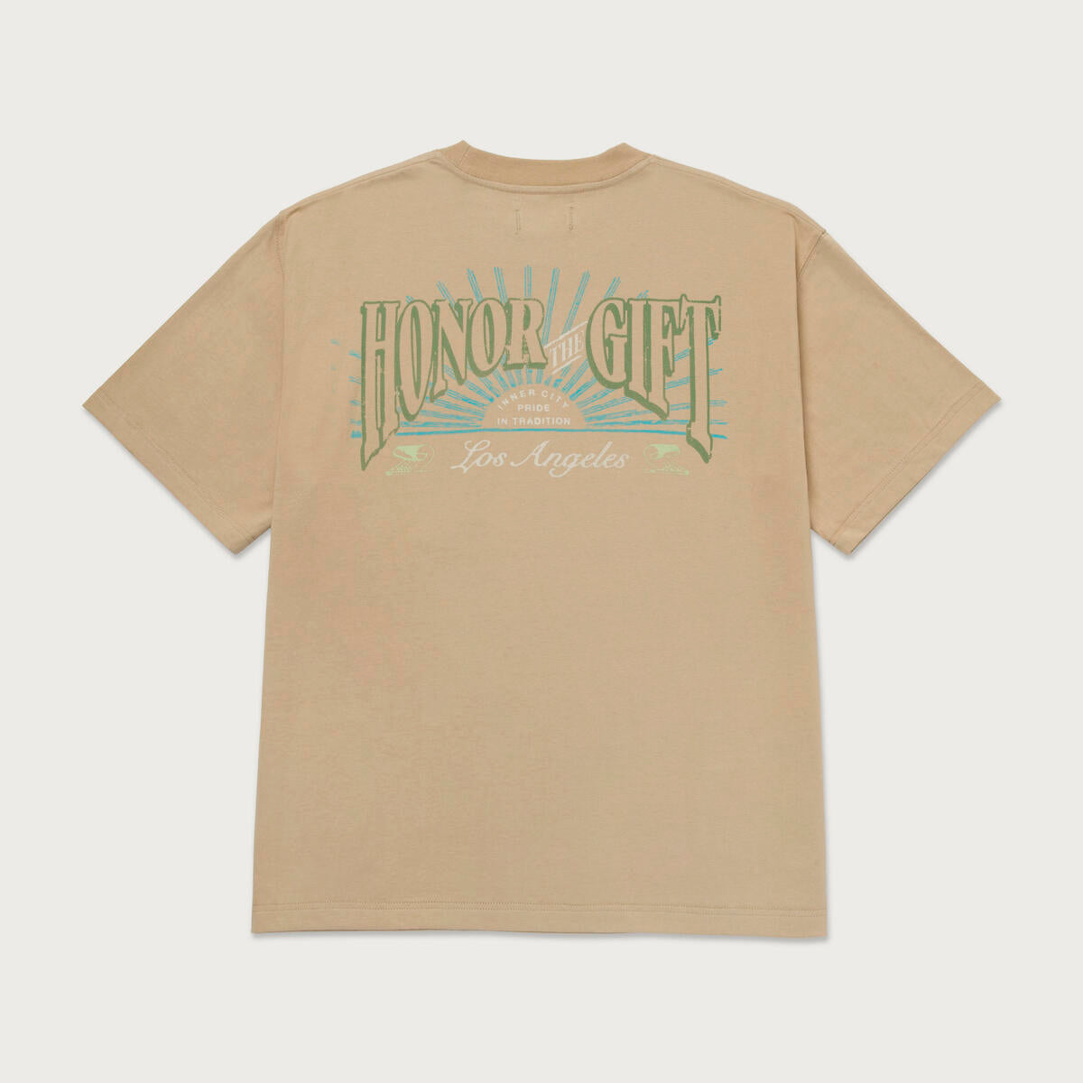 Honor The Gift B-Summer Cigar Label Tee - TAN