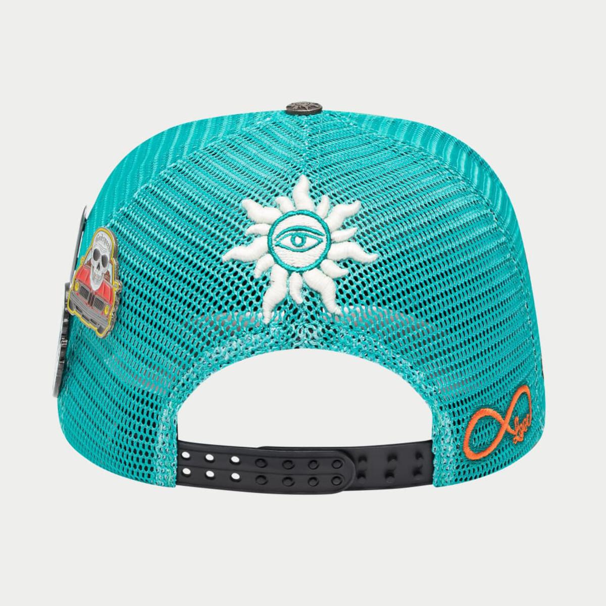 Godspeed Forever Trucker Hat - TURQUOISE