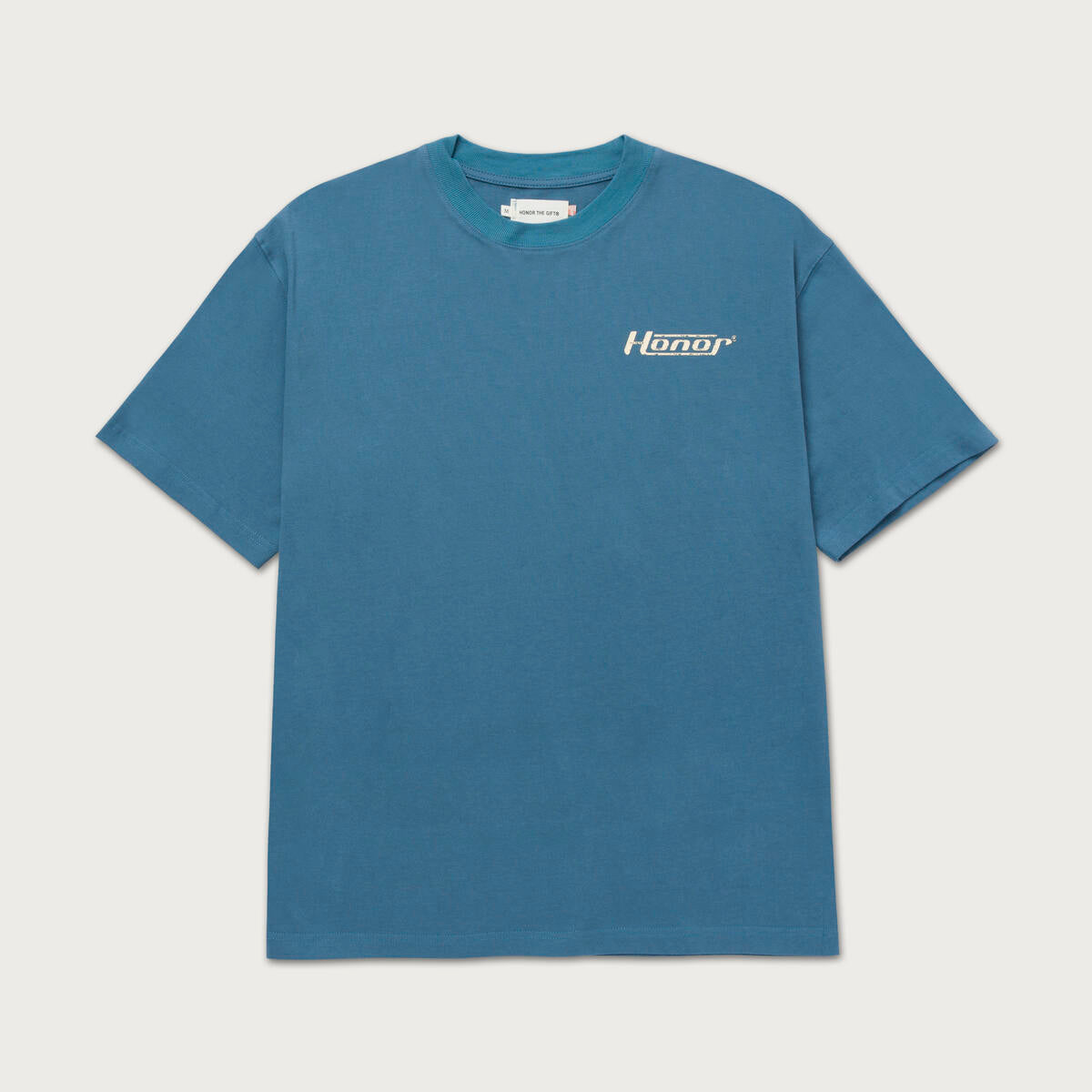 Honor The Gift Globe Logo Tee - BLUE