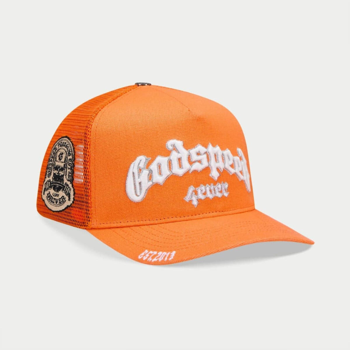 Godspeed GS Forever Trucker Hat - ORANGE/WHITE