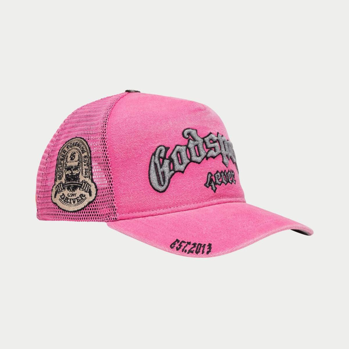 Godspeed Forever Trucker Hat - FUCHSIA