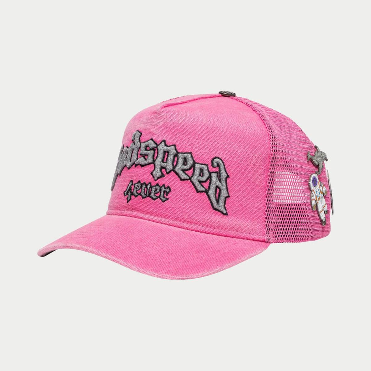 Godspeed Forever Trucker Hat - FUCHSIA