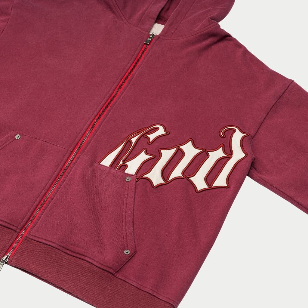 Godspeed Og Logo Sweatsuit V2 - BURGUNDY