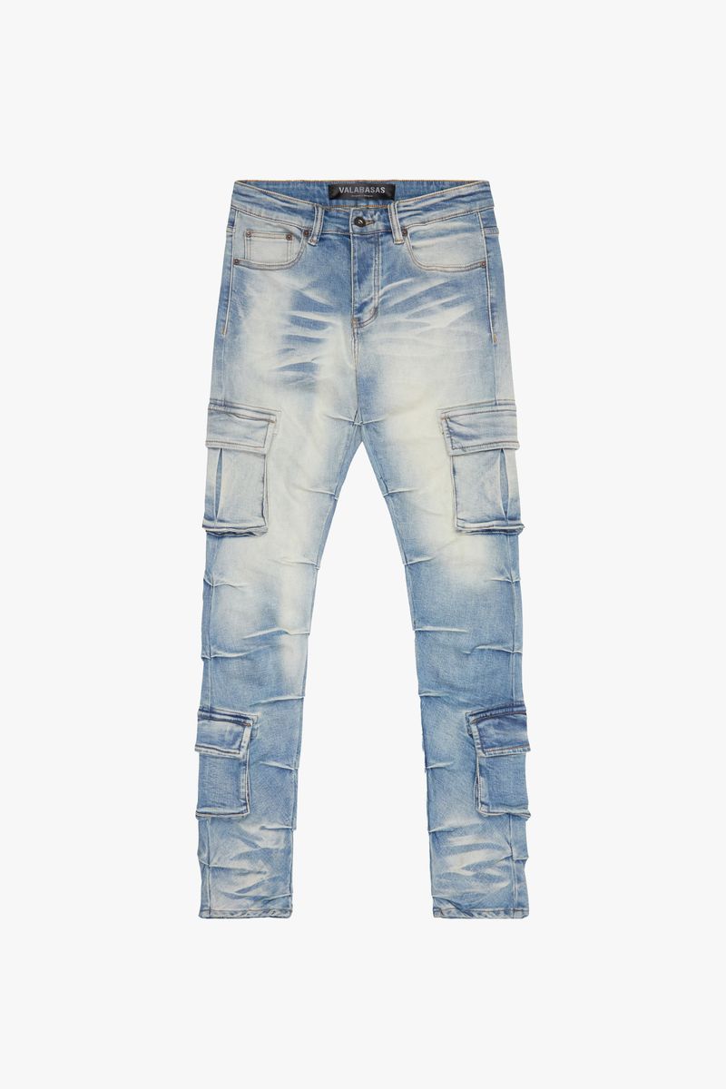 Valabasas &quot;congo&quot; Blue Wash Skinny Jeans - BLUE WASH