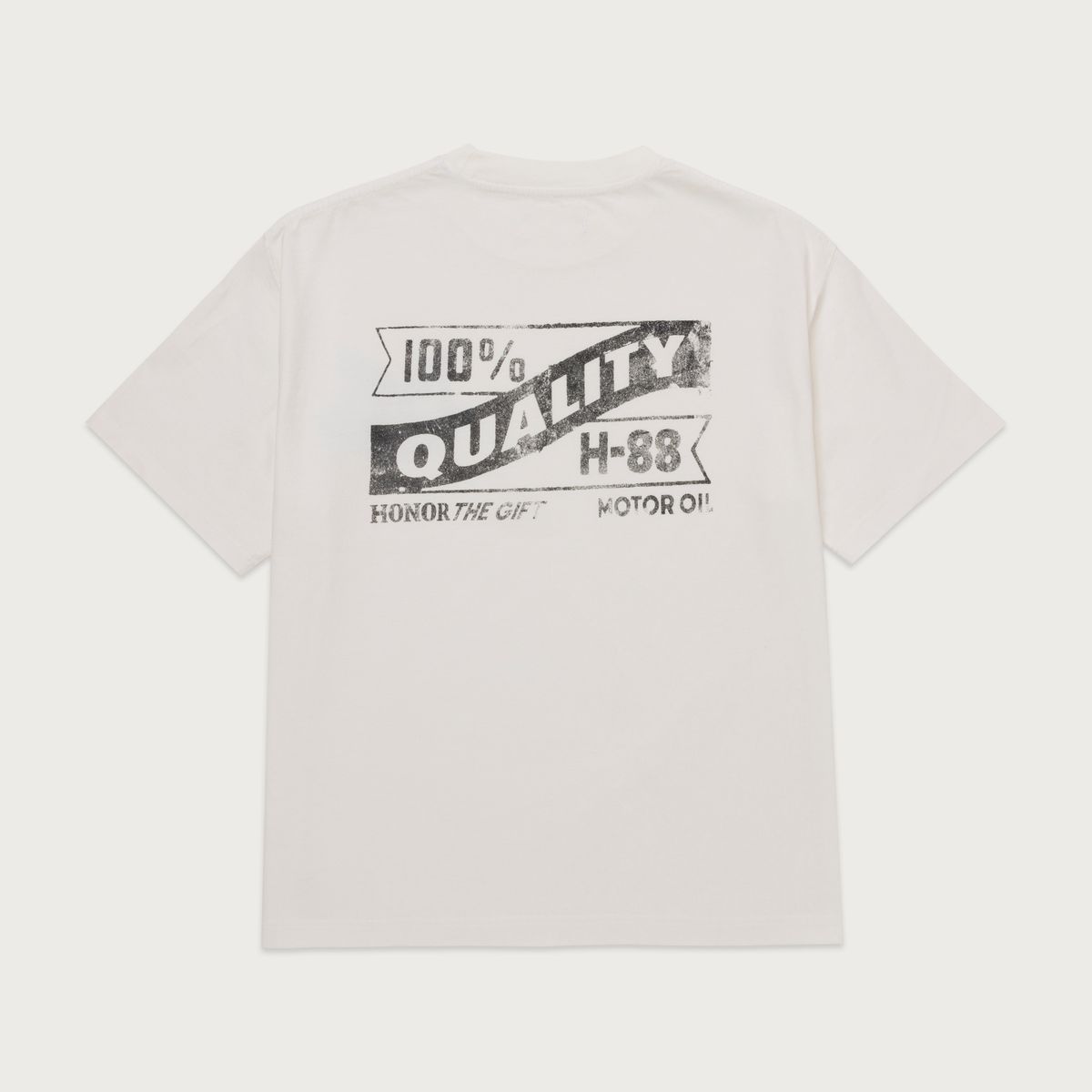 Honor The Gift Vintage Oil Tee - WHITE