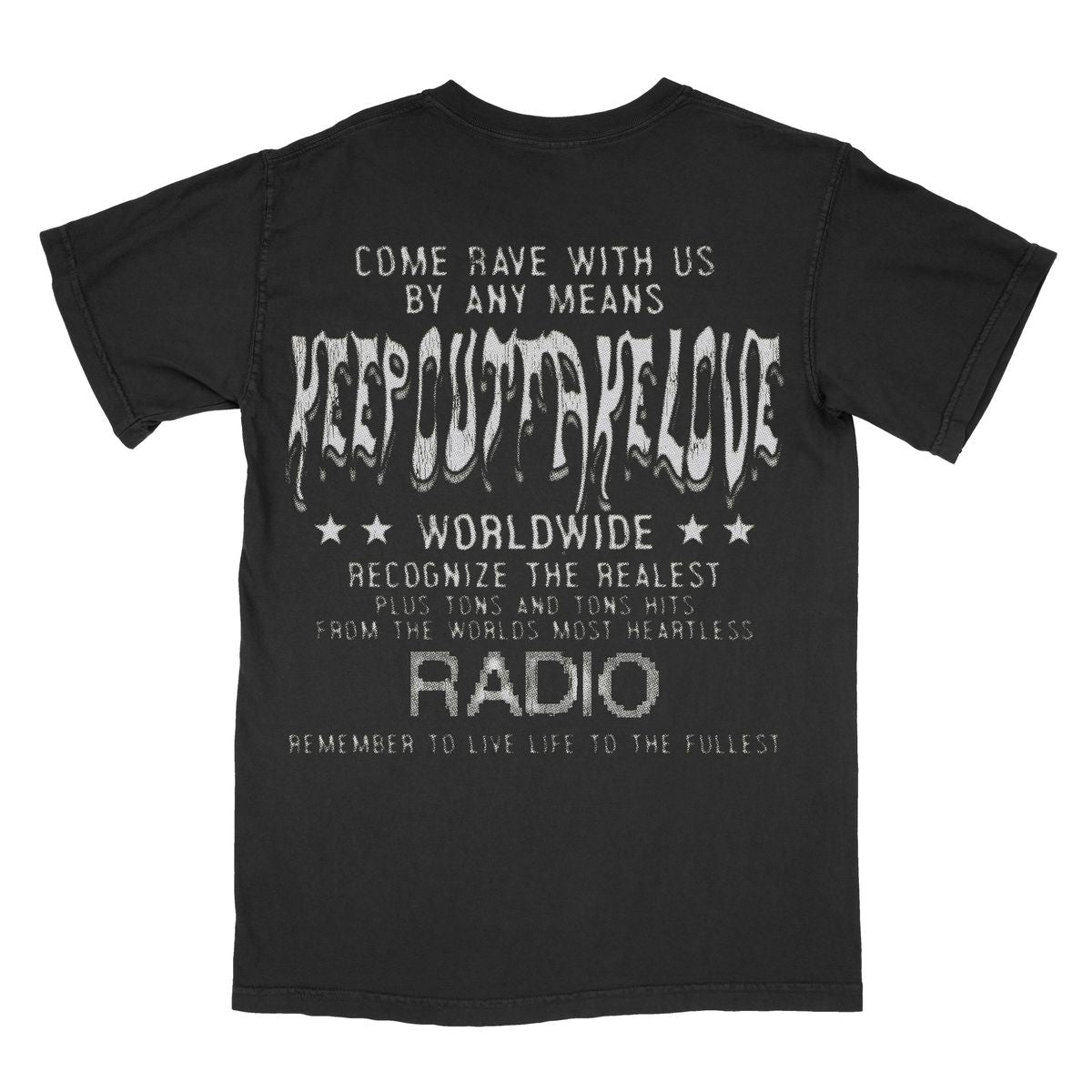 KOFL Hit Radio Tee - BLACK/WHITE