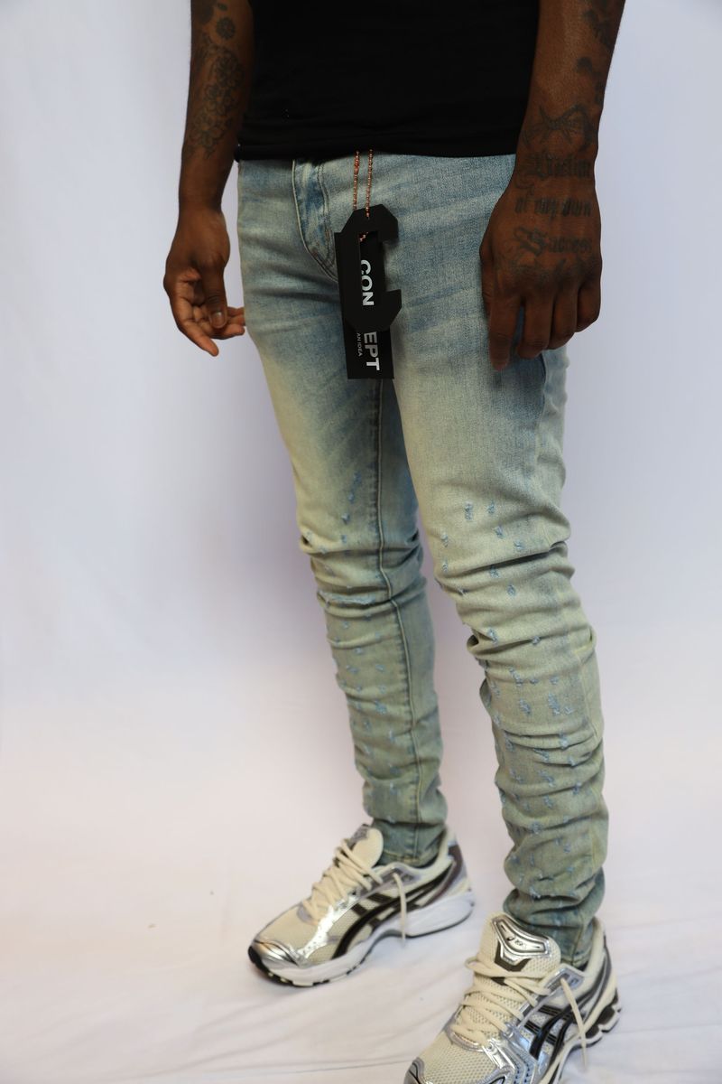 Concept LA Buckshots Jeans - BLUE WASH