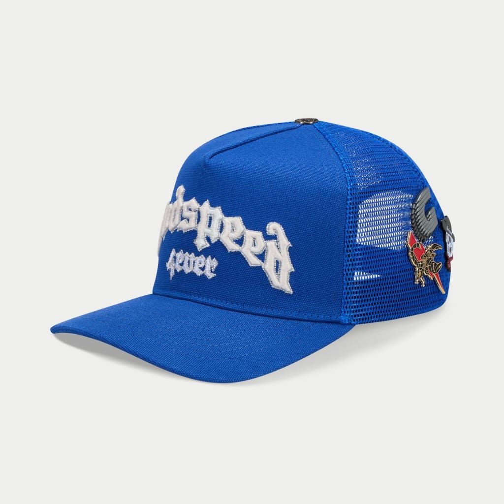 Godspeed Forever Trucker Hat - ROYAL BLUE