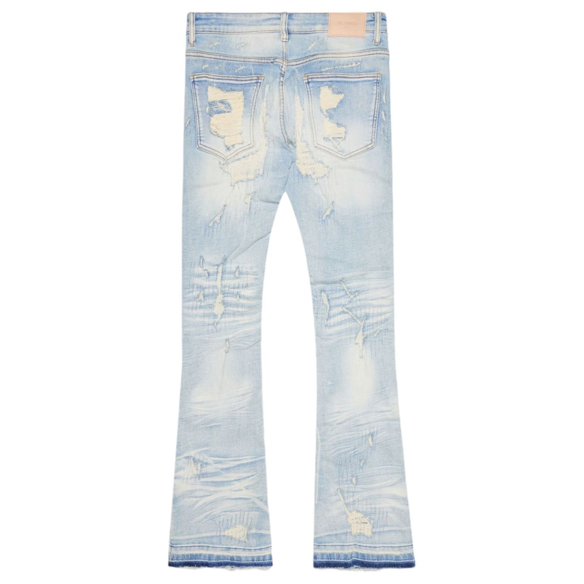 Valabasas Tearaway Stacked Denim - LIGHT BLUE