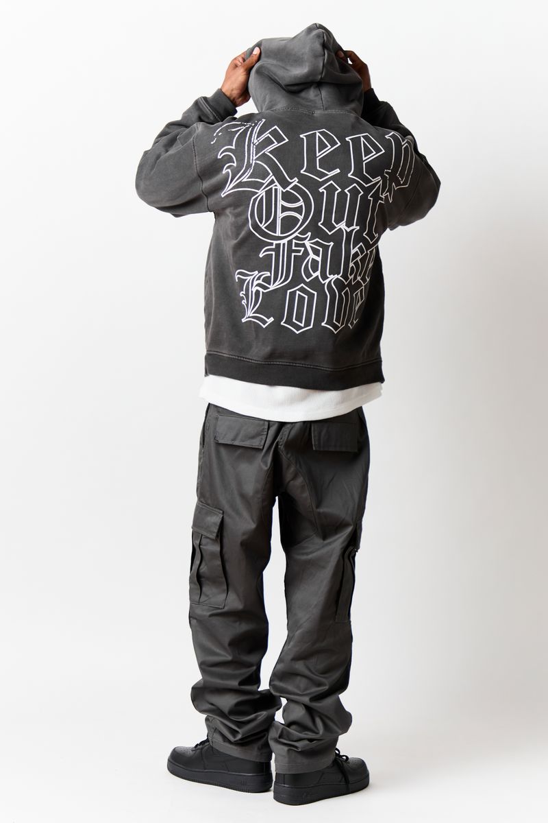 KOFL Over Hoodie - VINTAGE BLACK