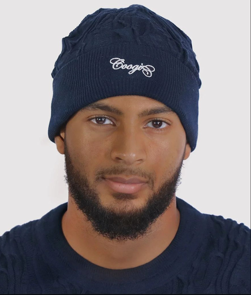 Coogi Sweater Knit Navy Scully - NAVY