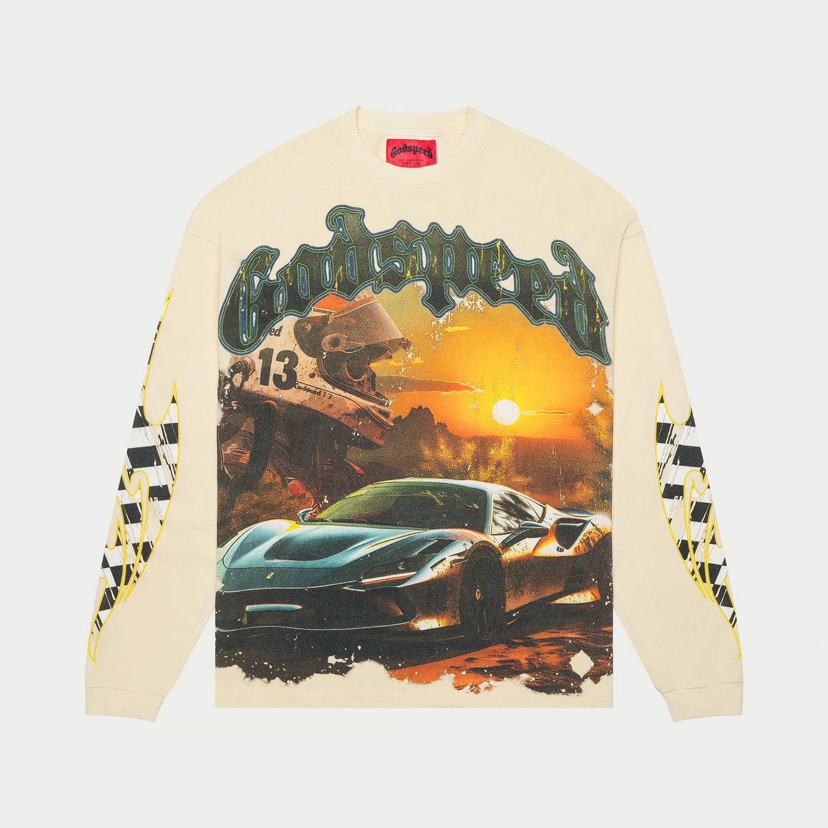 Godspeed Sunset Drift Long Sleeve - BONE