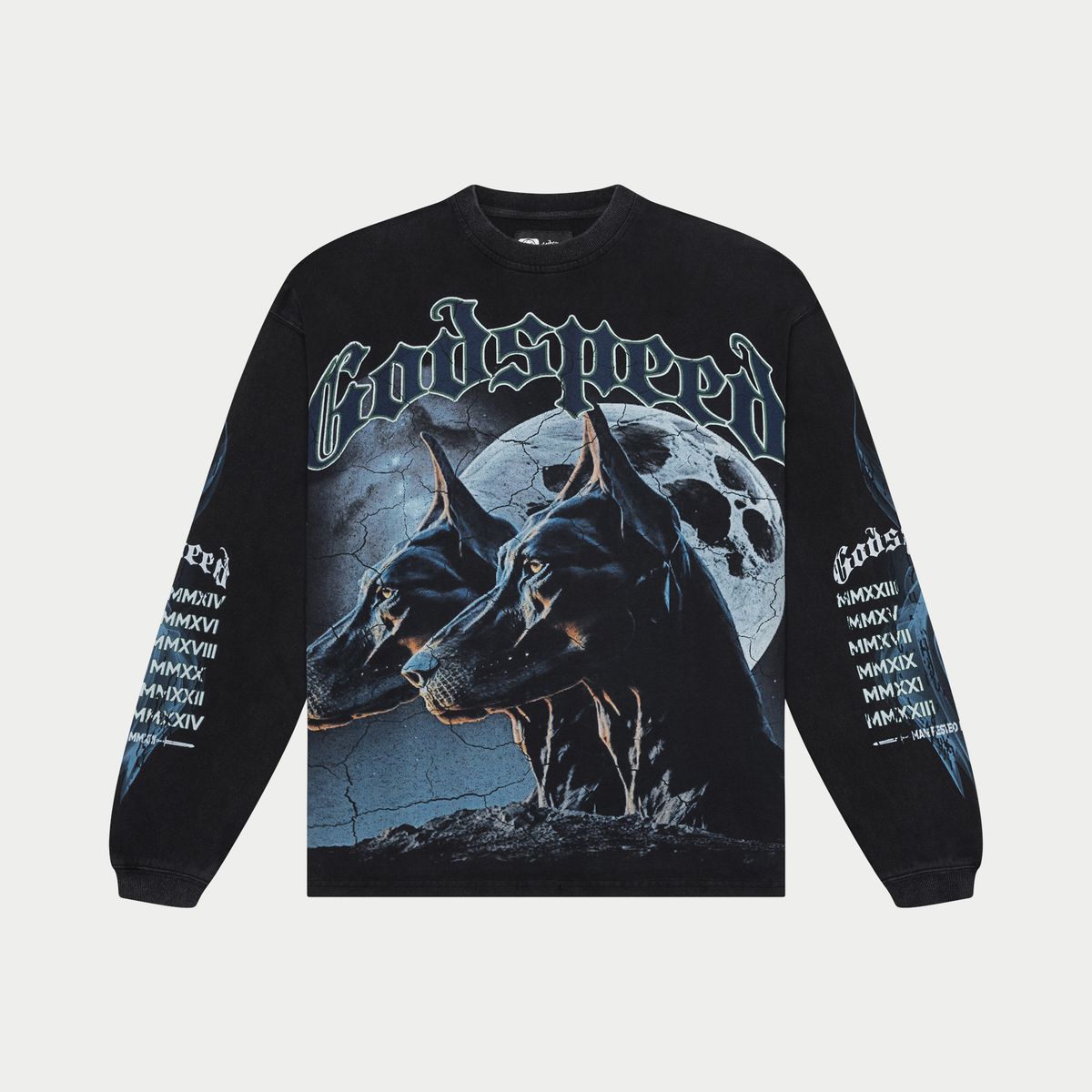 Godspeed F.T.D Long Sleeve T-shirt - BLACK WASH