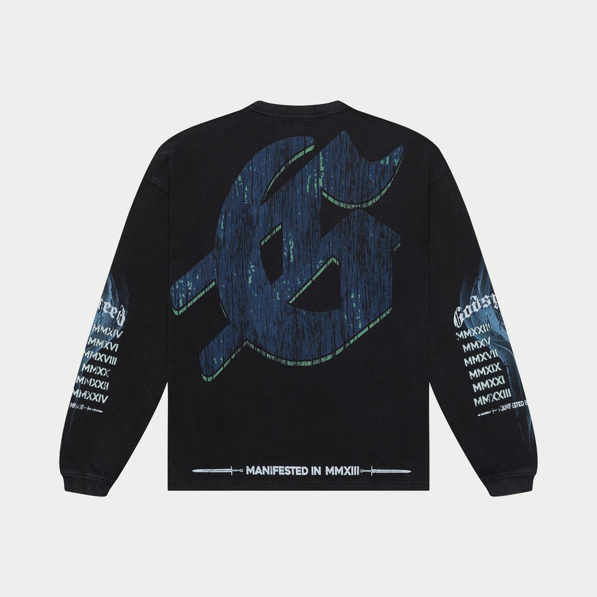 Godspeed F.T.D Long Sleeve T-shirt - BLACK WASH