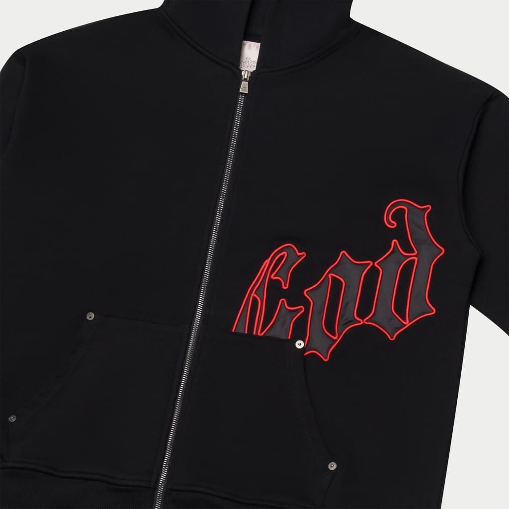 Godspeed OG Logo Sweatsuit V2 - BLACK/RED-BOOM