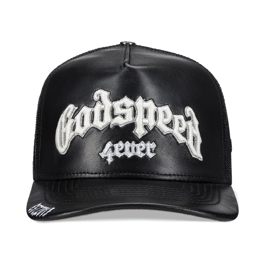 Godspeed Gs Forever Premium Leather Hat - BLACK