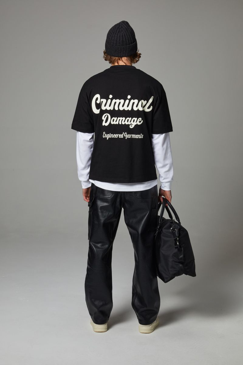 Criminal Damage Bennett T-shirt - BLACK