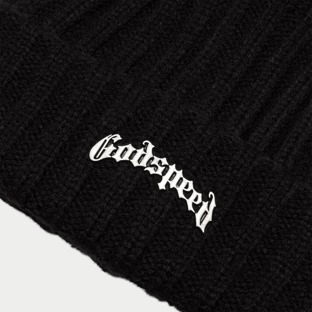 Godspeed OG Logo Emblem Beanie - BLACK