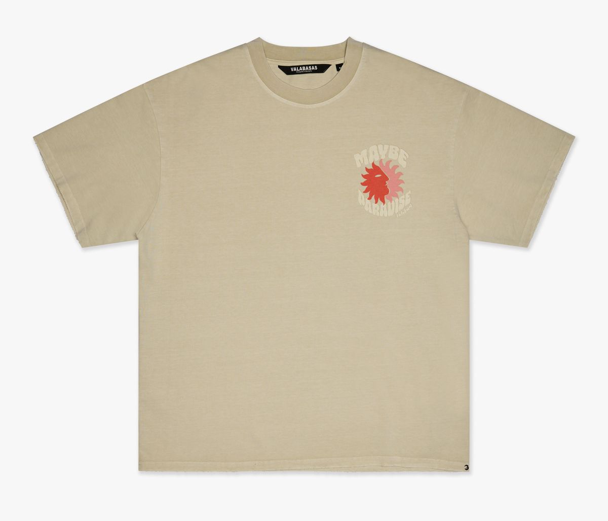Valabasas &quot;lifes A Beach&quot; Tee - CREAM