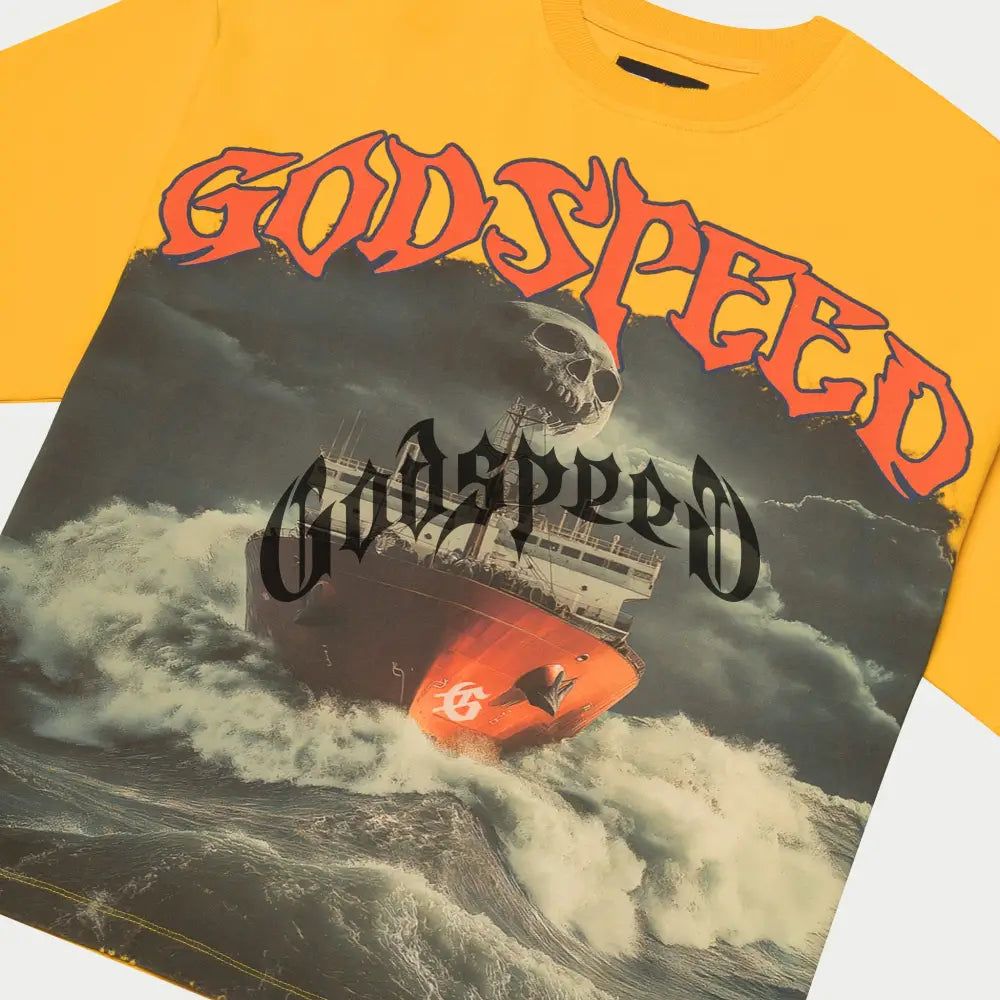 Godspeed Sea Sick Tee - YELLOW