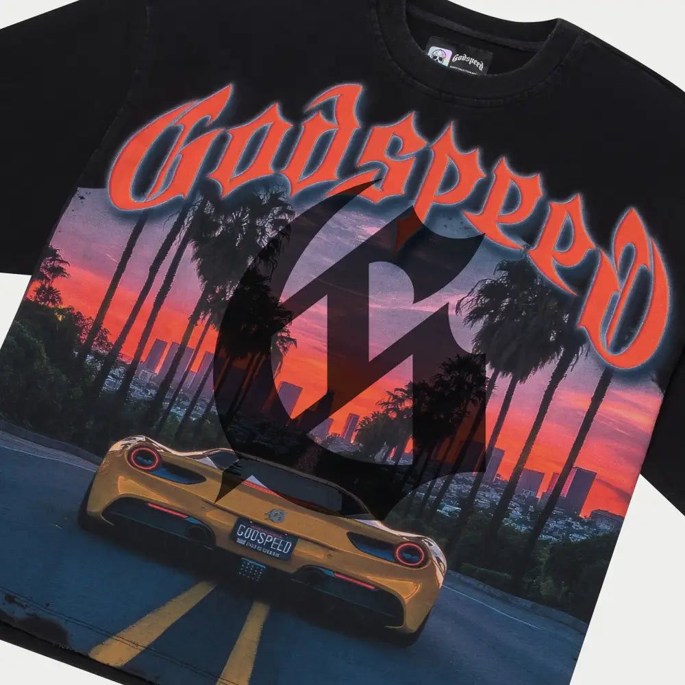 Godspeed Sunset T-shirt - BLACK