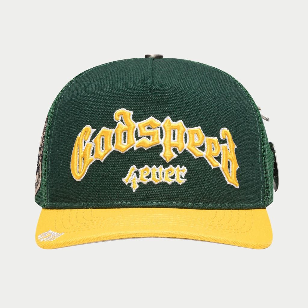 Godspeed GS Forever Trucker Hat - GREEN/YELLOW