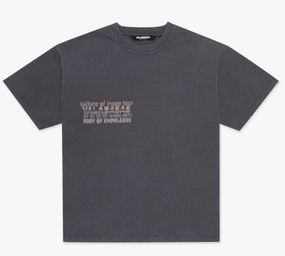 Valabasas Blessed Tee - VINTAGE GREY