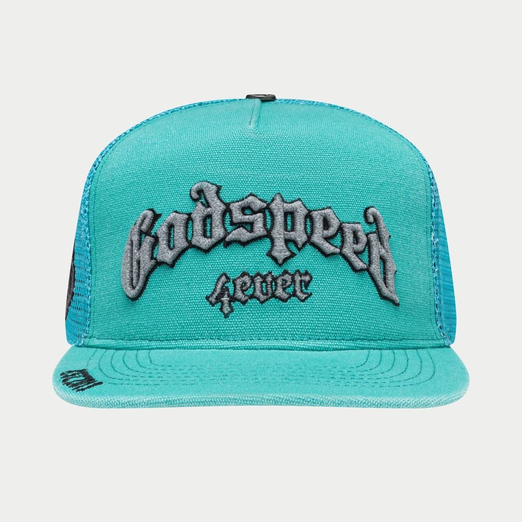 Godspeed Forever Trucker Hat - TEAL