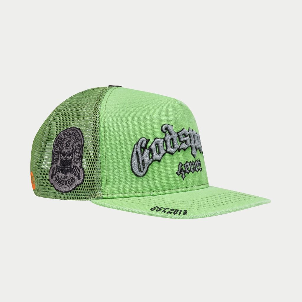 Godspeed Forever Trucker Hat - LIME