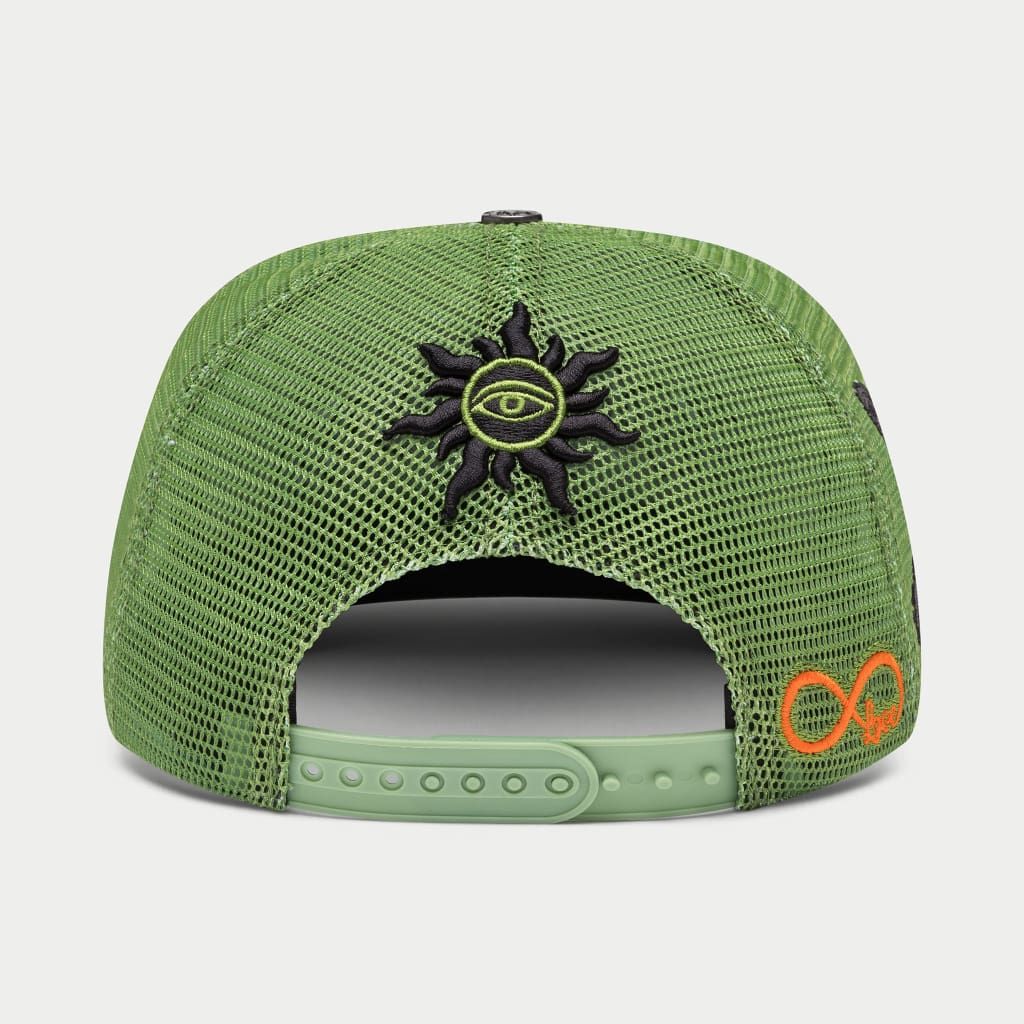 Godspeed Forever Trucker Hat - LIME