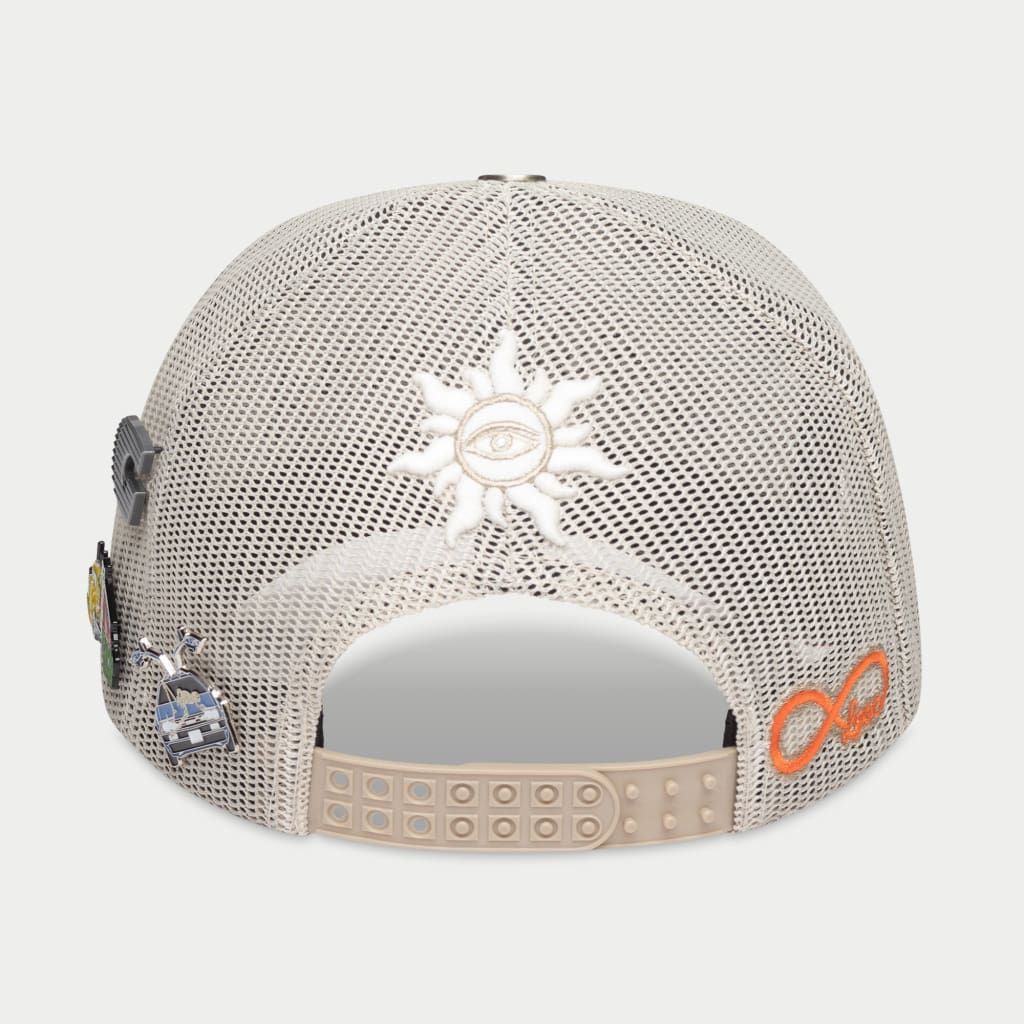 Godspeed Forever Trucker Hat - WHITE/RED/BLACK