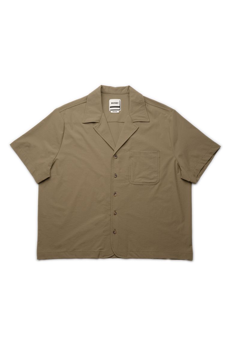 Rizort Tim Camp Button Up - GREEN