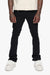 Valabasas "heath" Stacked Denim - JET BLACK