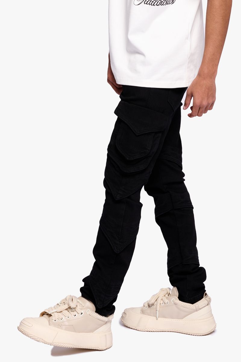 Valabasas "smoto" Skinny Denim - BLACK