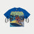Godspeed Wave Runner Tee - ROYAL WASH