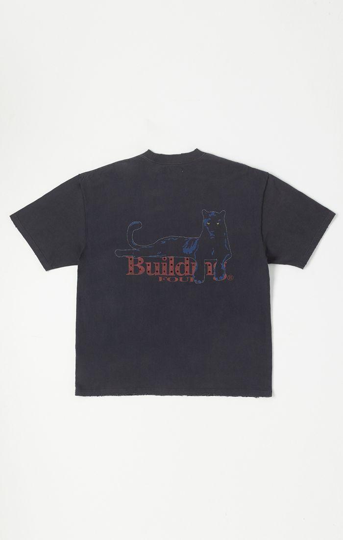 BLDG4 Billiard Ss Knit Tee - BLACK