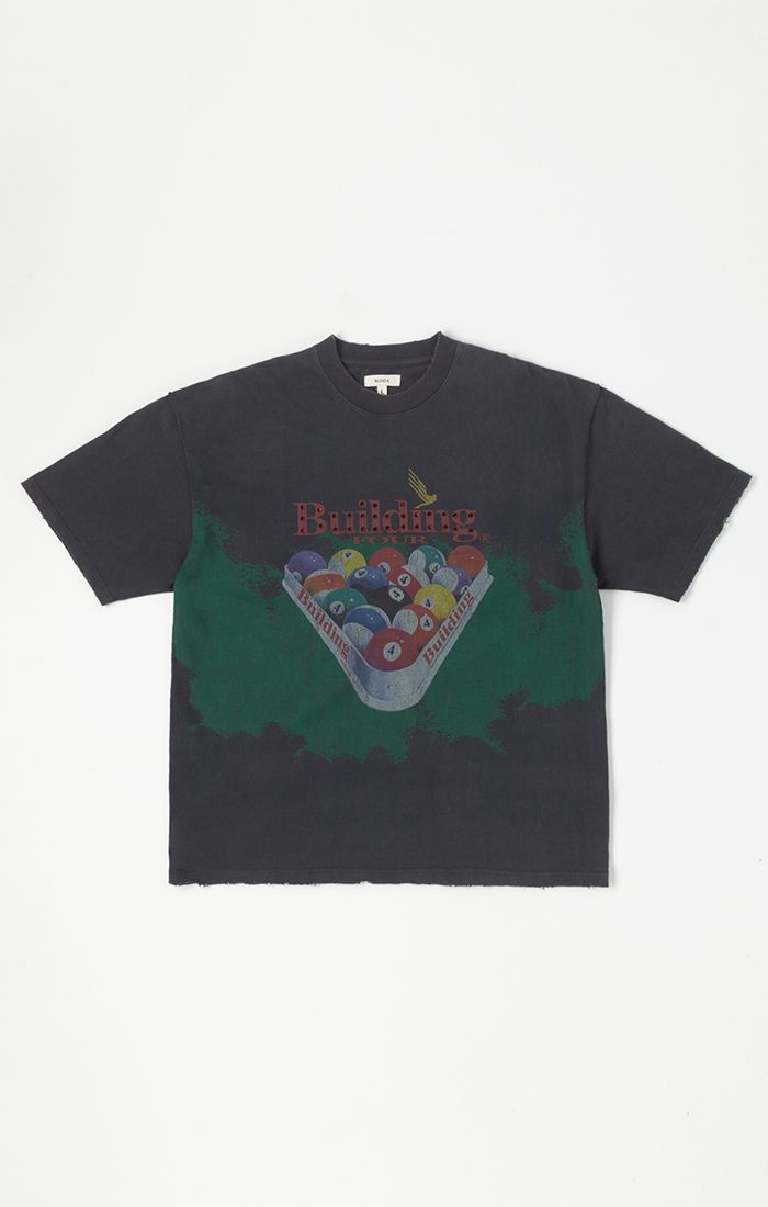 BLDG4 Billiard Ss Knit Tee - BLACK