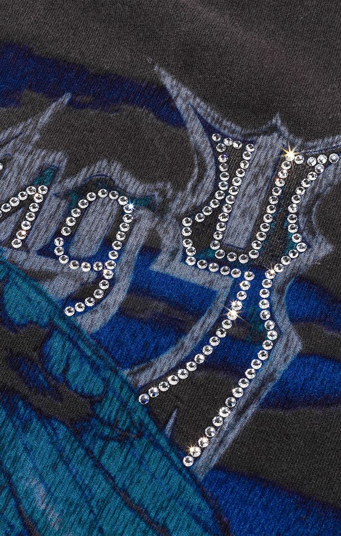 BLDG4 Serphim Hoodie - BLACK/BLUE